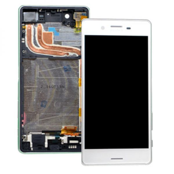Genuine Sony Xperia X Performance Lcd Screen Digitizer and Frame White
