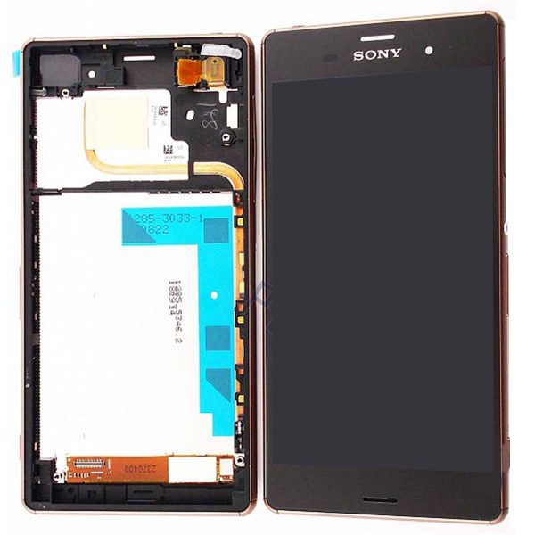 Genuine Sony Xperia Z3 D6603 Complete Lcd Screen with Digitizer and Frame Copper