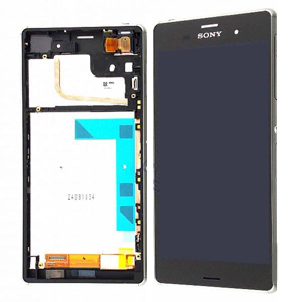 Sony Xperia Z3 D6603 Complete Lcd Screen with Digitizer and Frame Green