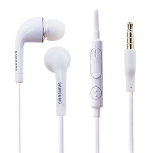 Genuine Samsung Galaxy S5 S6 Flat Cable Design Earphone Earbud Headset White