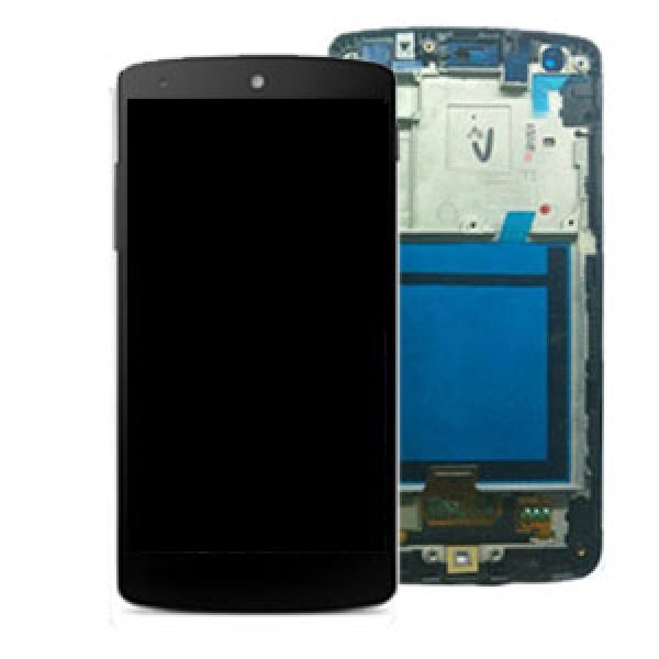 Genuine LG Google Nexus 5 D820 Complete Lcd Screen with Digitizer and Frame White