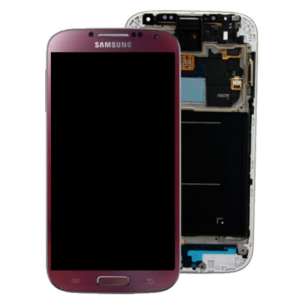 Genuine Samsung Galaxy S4 LTE PLUS i9506 SuperAmoled Screen Digitizer Red