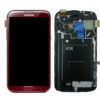 SAMSUNG Galaxy Note2 N7100 Complete Genuine Lcd Screen Digitizer GH97-14112D - Ruby Wine (Deep Purple)