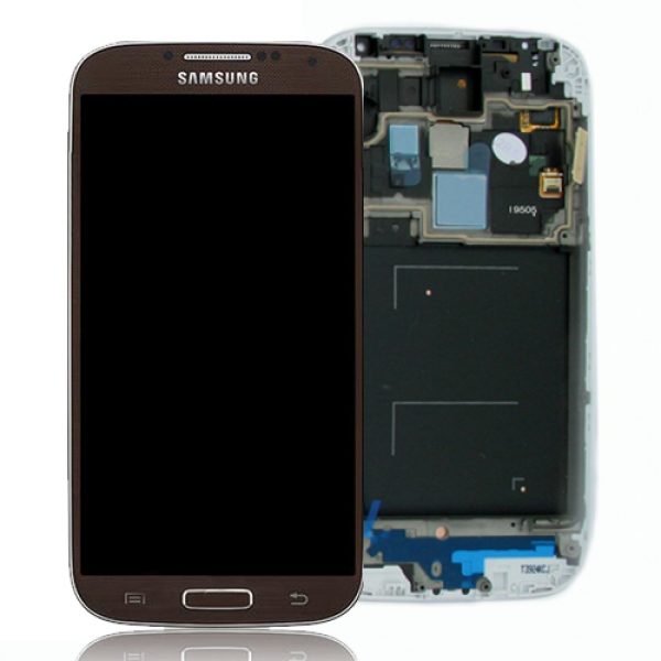 Genuine Samsung Galaxy S4 LTE i9505 SuperAmoled Lcd Screen Digitizer Light Brown