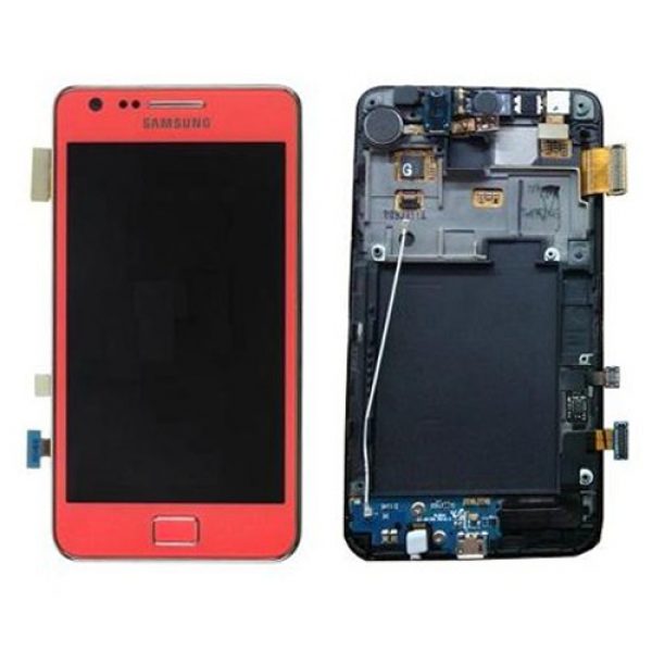 Genuine Samsung Galaxy S2 i9100 SuperAmoled Lcd Screen Digitizer Pink