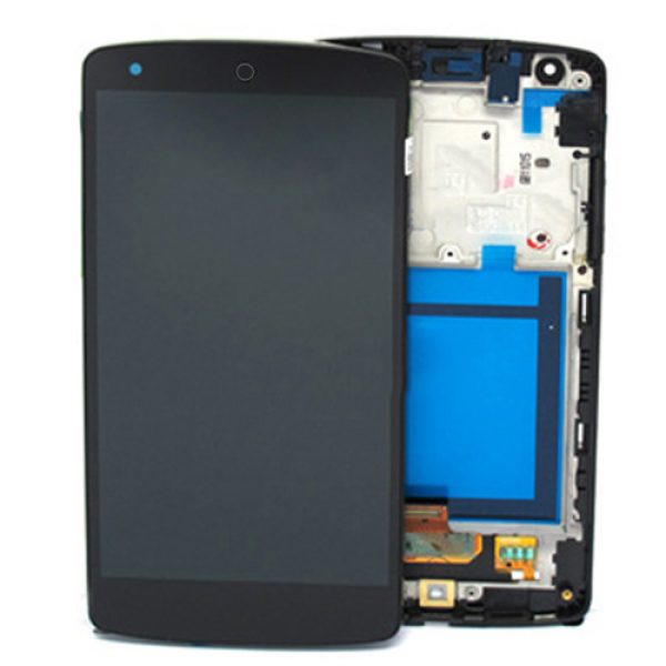 Genuine LG Google Nexus 5 D820 Complete Lcd Screen with Digitizer and Frame Black