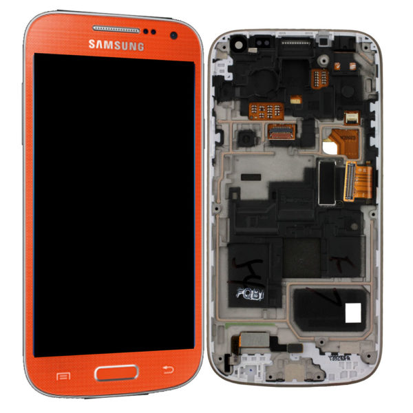 Genuine Samsung Galaxy S4 Mini I9195 SuperAmoled Lcd Screen Digitizer Orange