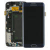 Genuine Samsung Galaxy S6 Edge SMG925F SuperAmoled Lcd Screen Digitizer Frame Black