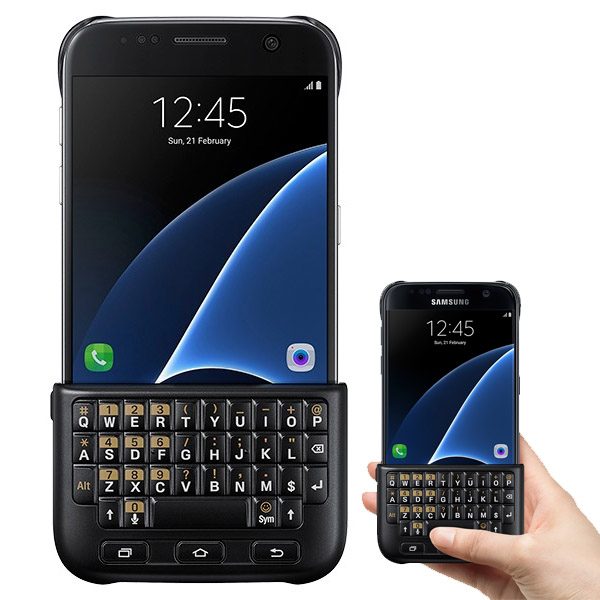 Official Samsung Galaxy S7 Bluetooth Keyboard Black Cover