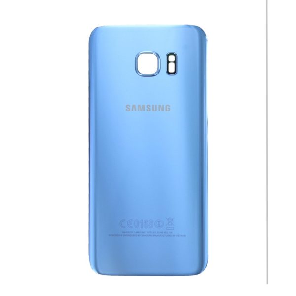 Genuine Samsung Galaxy S7 Edge G935 Battery Back Cover in Coral Blue