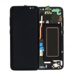 Genuine Samsung Galaxy S8 G950 SuperAmoled Lcd Screen Digitizer Black / MPN: GH97-20457A / Color: Black delivered in UK and EU.