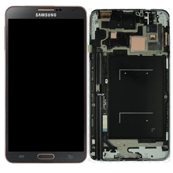 Genuine Samsung Galaxy Note3 LTE N9005 Complete Black SuperAmoled Screen Digitizer Black Gold