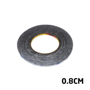 Adhesive Tape 3M Length Strong Double Sided Black 0.8cm Width For Digitizers, Frames, Etc