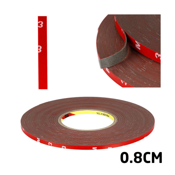 Adhesive Tape 3M Length Strong Double Sided Red 0.8cm Width For Digitizers Frames