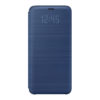 Genuine Samsung Galaxy S9 G960 LED Flip Wallet Case Blue
