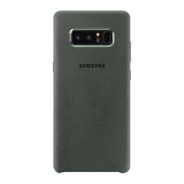 Genuine Samsung Galaxy Note 8 Alcantara Dark Grey Back Cover Case
