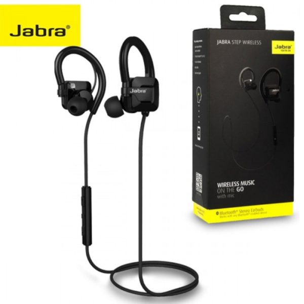 Jabra Step Wireless Stereo Headphones with Music and Call Function in Black