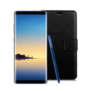 Wallet Flip Case for Samsung Galaxy Note 9 Black