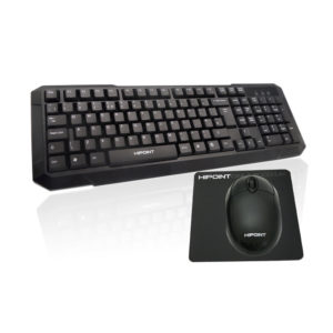 Hi Point Wireless Keyboard and Mouse Set Black DTH-250