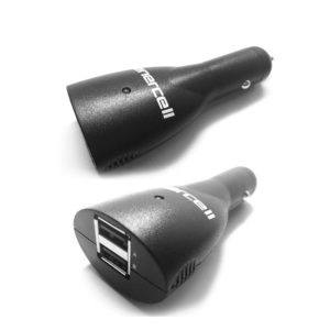Enercell Cylinder Dual 2 USB Car Charger 3.1A in Black
