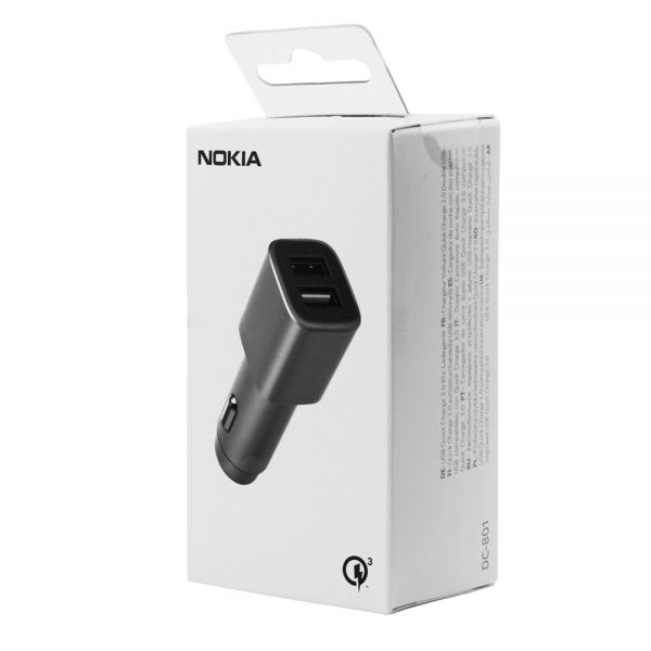 Nokia Double Quick Charge 3.0 Fast In Car Charger DC-801