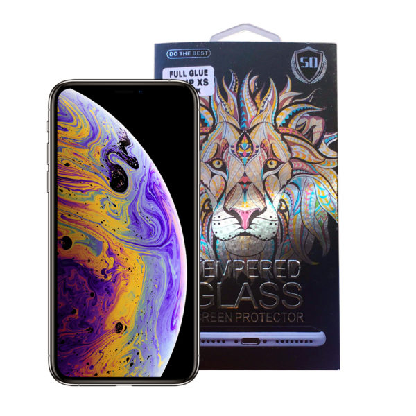 iPhone XS Full Glue 5D Tempered Glass Screen Protector