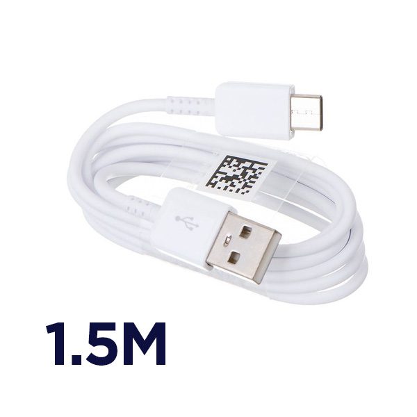 Genuine Samsung S9+ S9 S8+ S8 USB Data Cable Type C White 1.5m