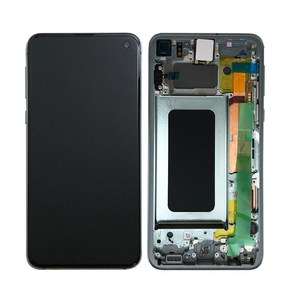 Genuine Samsung Galaxy S10E G970 LCD Screen with Digitizer Prism Green
