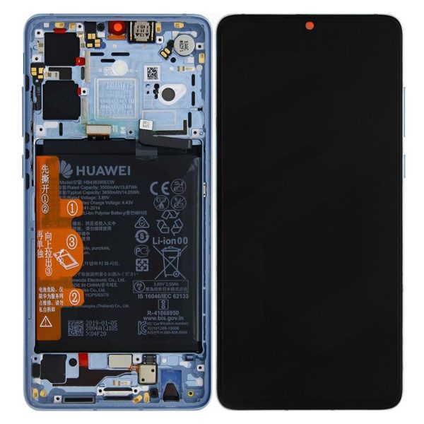 Genuine Huawei P30 LCD Screen and Digitizer Breathing Crystal plus Battery