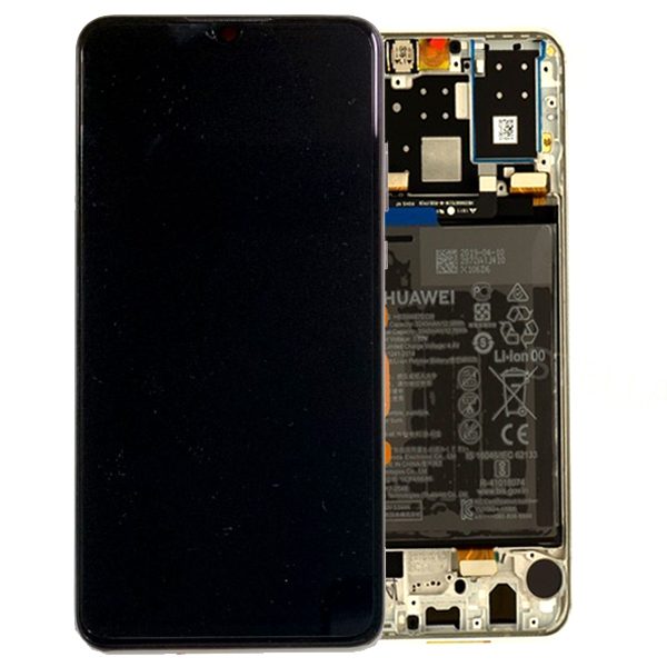 Genuine Huawei P30 Lite LCD Screen and Digitizer White plus Battery