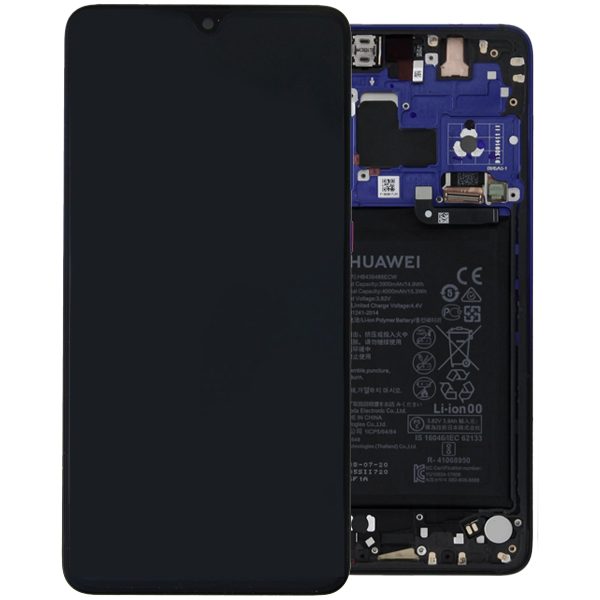 Genuine Huawei Mate 20 LCD Screen and Digitizer Twilight plus Battery