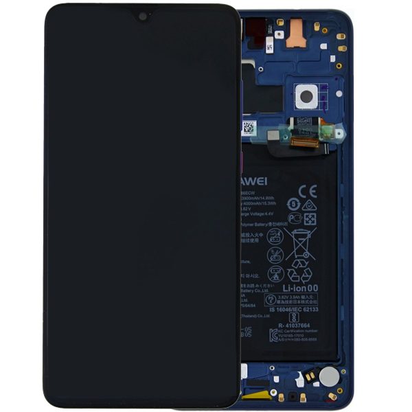 Genuine Huawei Mate 20 LCD Screen and Digitizer Blue plus Battery