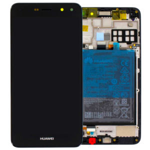Genuine Huawei Y5 2017 Dual Sim LCD Screen and Digitizer Black plus Battery