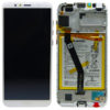 Genuine Huawei Y6 2018 LCD Screen and Digitizer White plus Battery