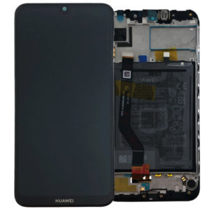 Genuine Huawei Y7 2019 LCD Screen and Digitizer Black plus Battery