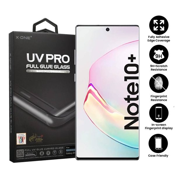 Samsung Galaxy Note 10+ Plus Note+ Plus 10 5G Full Glue UV Tempered Glass Screen Protector