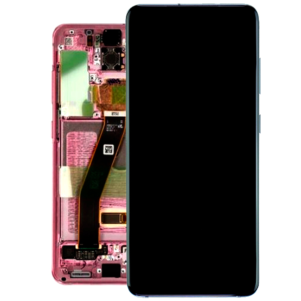 Genuine Samsung Galaxy S20 G980 G981 SuperAmoled Lcd Screen With Digitizer Pink
