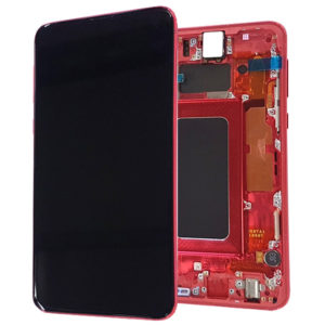 Genuine Samsung Galaxy S10E G970 LCD Screen with Digitizer Cardinal Red