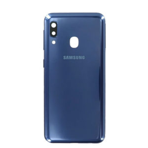 Genuine a202 Samsung Galaxy A20E Battery Back Cover Blue