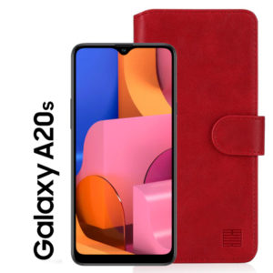 Samsung Galaxy A20s Red Flip Case