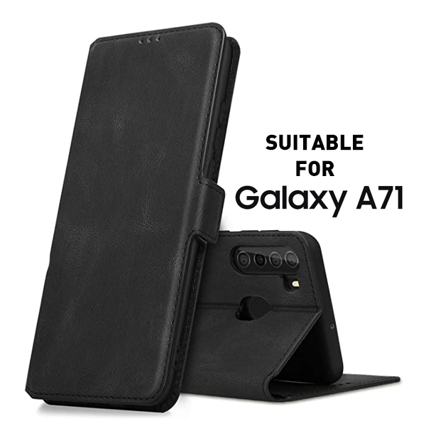 Samsung Galaxy A71 Flip Case Black