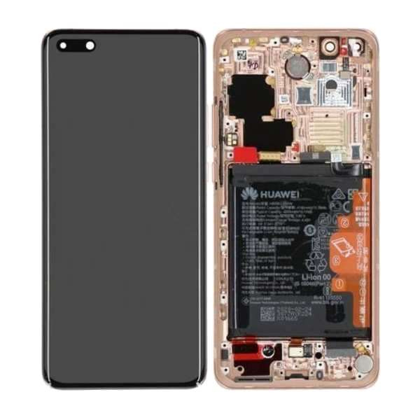 Huawei P40 LCD Display / Screen + Touch + Battery Assembly - Blush Gold