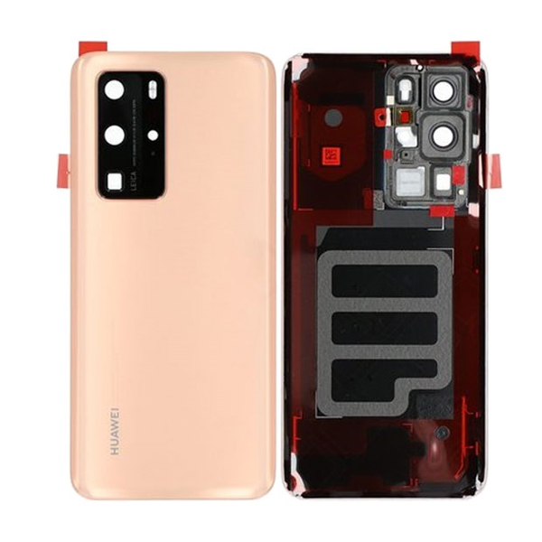 enuine Huawei P40 Pro Battery Back Cover Blush Gold