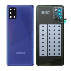 Genuine Samsung Galaxy A31 A315 Battery Back Cover Blue | Part Number: GH82-22338D | Delivered in EU UK and rest of the world |