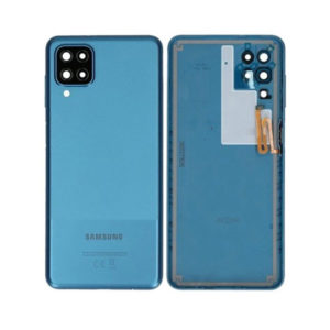 Genuine Samsung Galaxy A12 A125 Battery Back Cover Blue | Part Number: GH82-24487C | Delivered in EU UK and rest of the world |