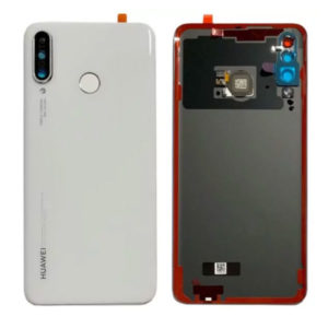 Genuine Huawei P30 Lite Battery Back Cover With Finger Print Sensor Pearl White | Part Number: 02352RQB | Delivered in EU UK |