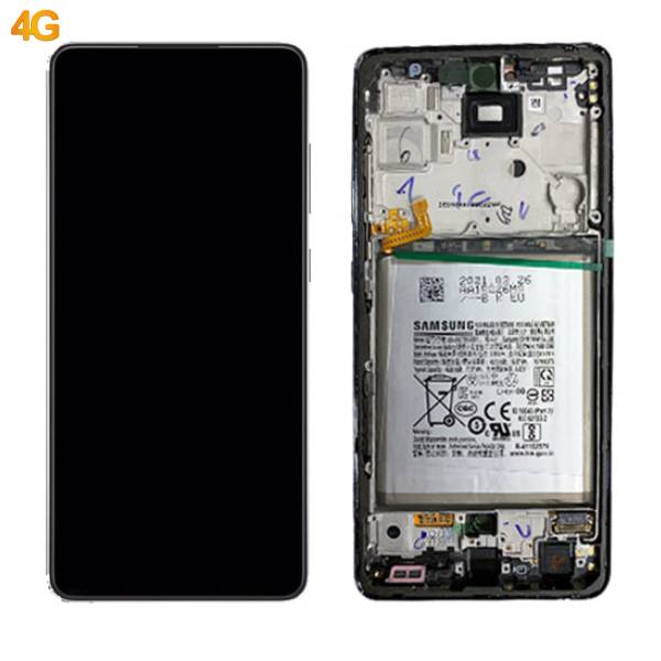 Genuine Samsung Galaxy A72 4G Super Amoled Display With Battery Black | Part Number: GH82-25542A | Delivered in EU UK and rest of the world |