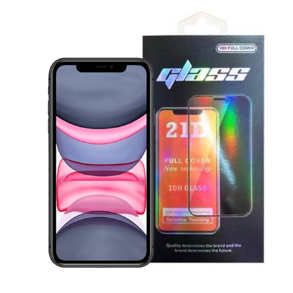 iPhone 11 Full Glue 21D Tempered Glass Screen Protector
