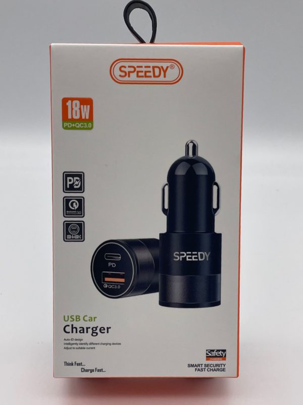 speedy car charger dual usb