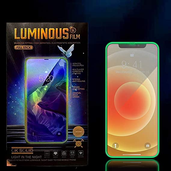 Luminous Tempered Glass Screen Protective Film For iPhone